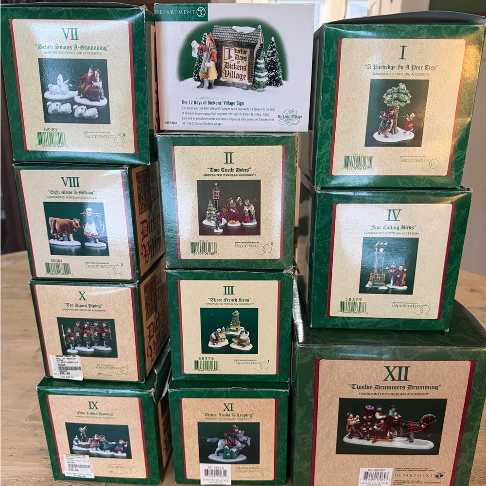 Dept 56 Twelve Days of Dickens’ Village